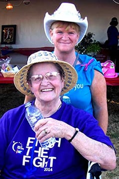 Bonnie & Barbara at Relay For Life last year