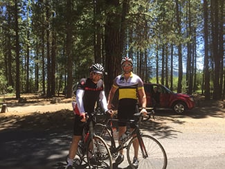 Training for a 58-mile bike ride