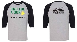 Fight Like a Duck T-Shirt – Baseball-Sleeve