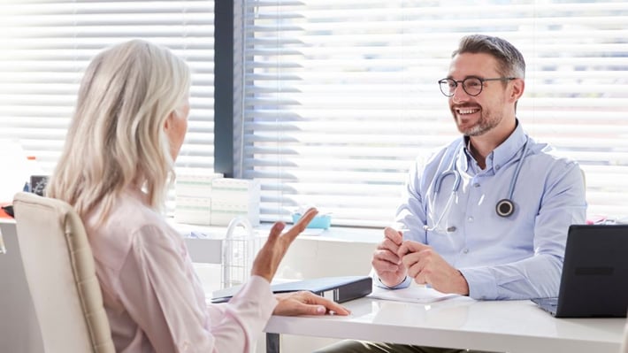 skin cancer patient consulting with skin oncologists on best treatment plan - will it include radiation therapy? WVCI answers
