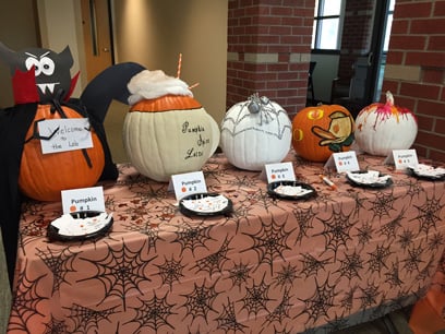 WVCI staff compete in pumpkin-decorating contest