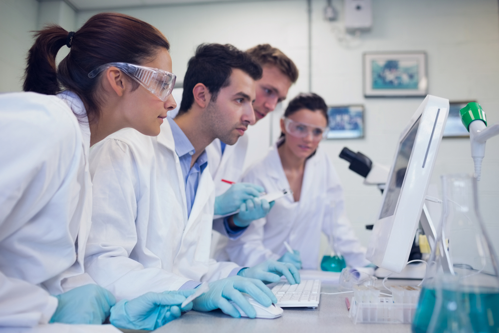 Lab techs give patients something to smile about